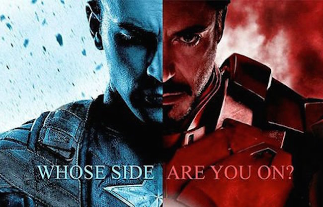 Captain america 3 civil war bad idea or avengers 3 better marvel civil war poster1