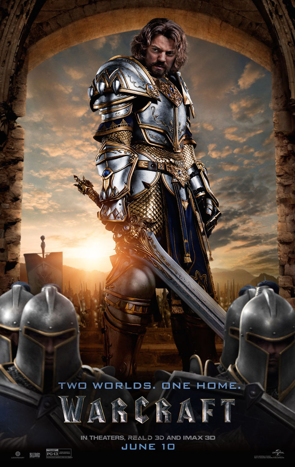 Warcraft poster dominic cooper king llane