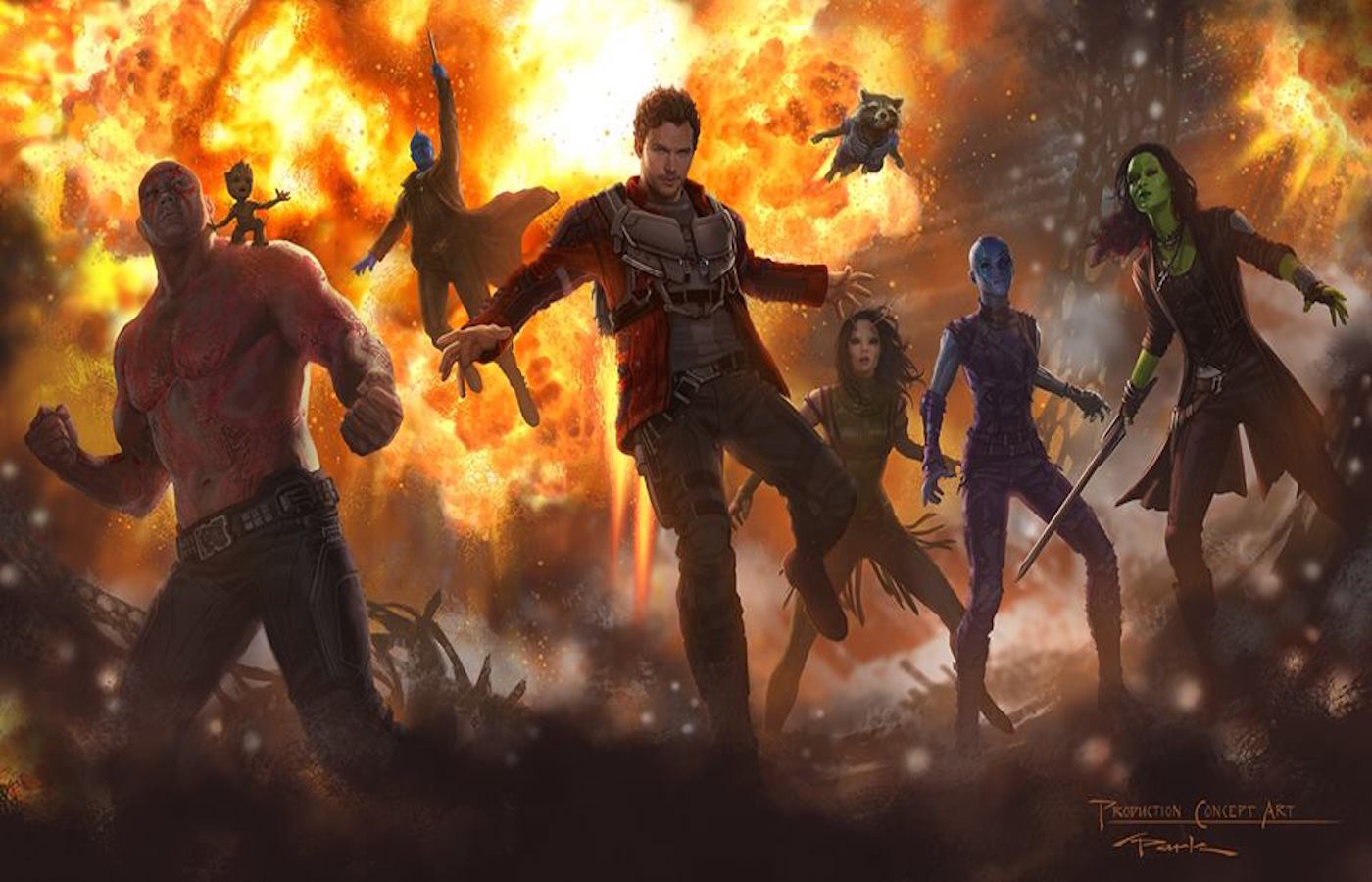 Guardians of the galaxy 2 concept art
