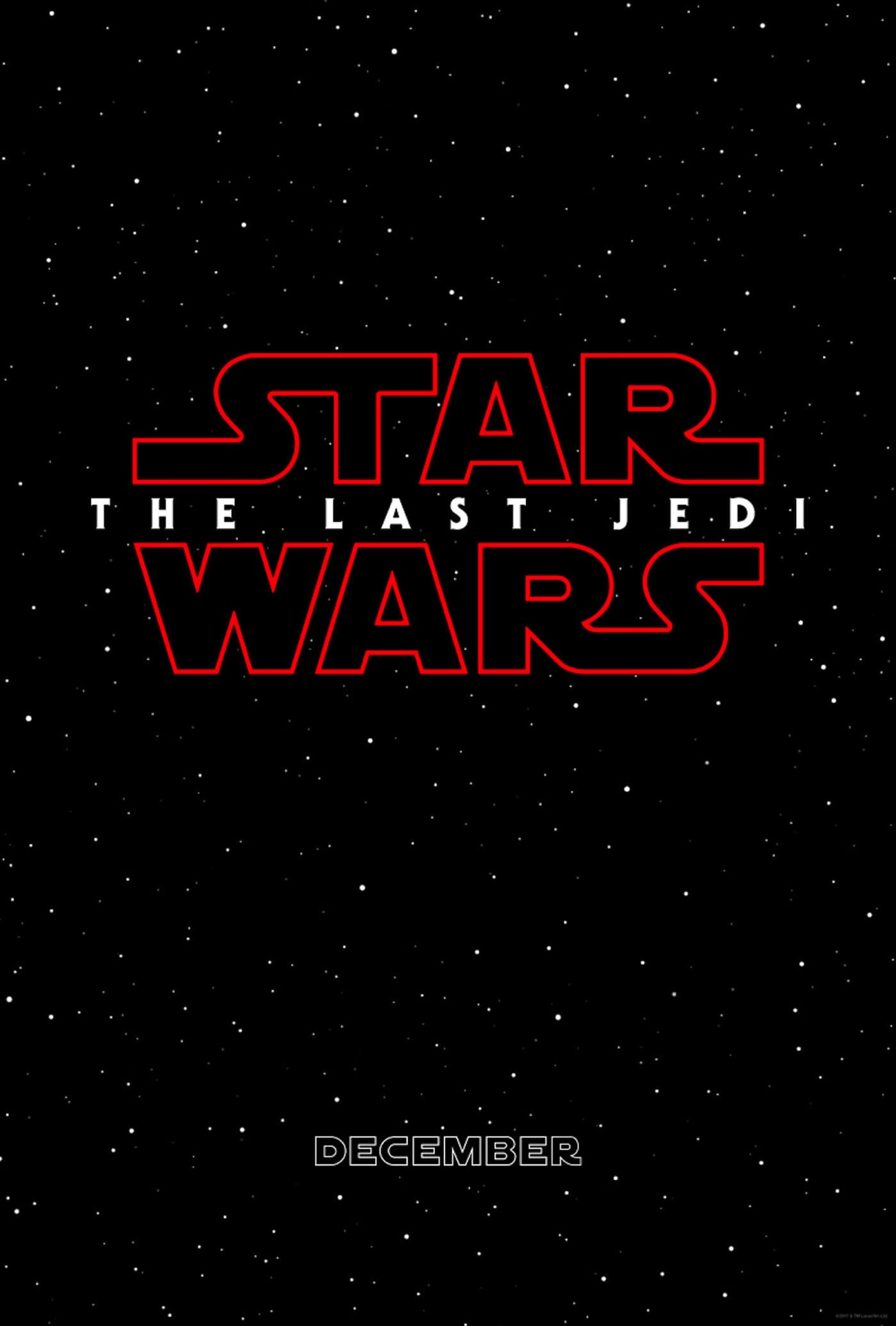 Star wars the last jedi poster