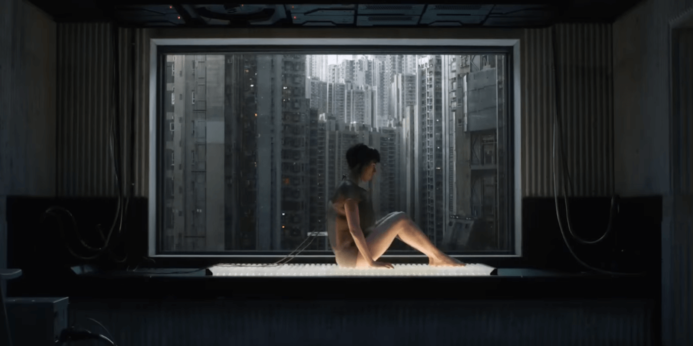 Ghost in the shell movie image scarlett johansson
