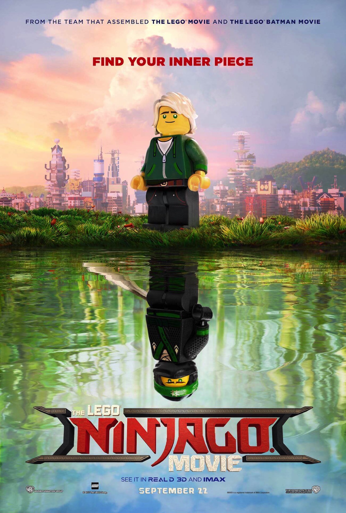 The lego ninjago movie poster