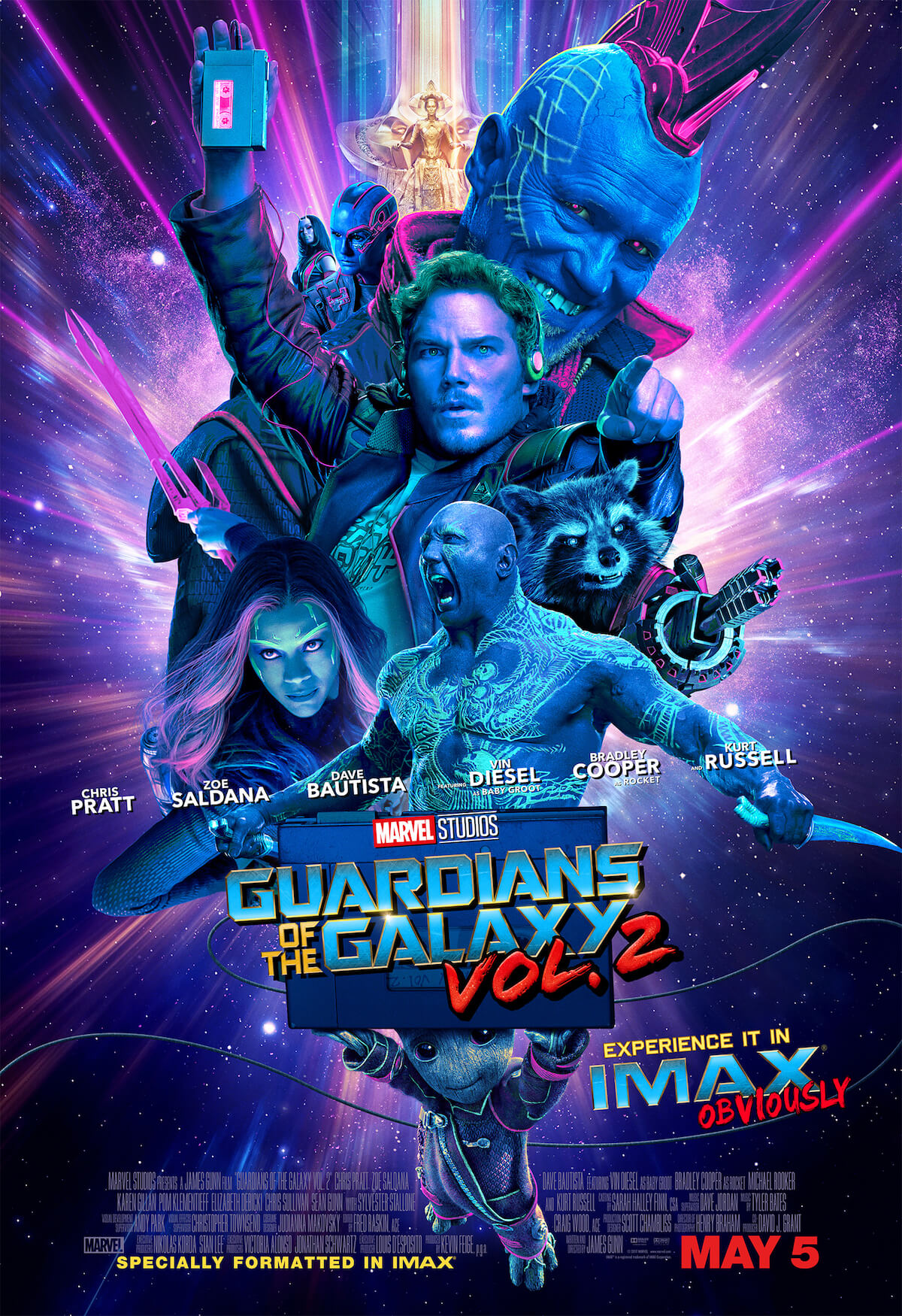 Guardians of the galaxy 2 imax poster