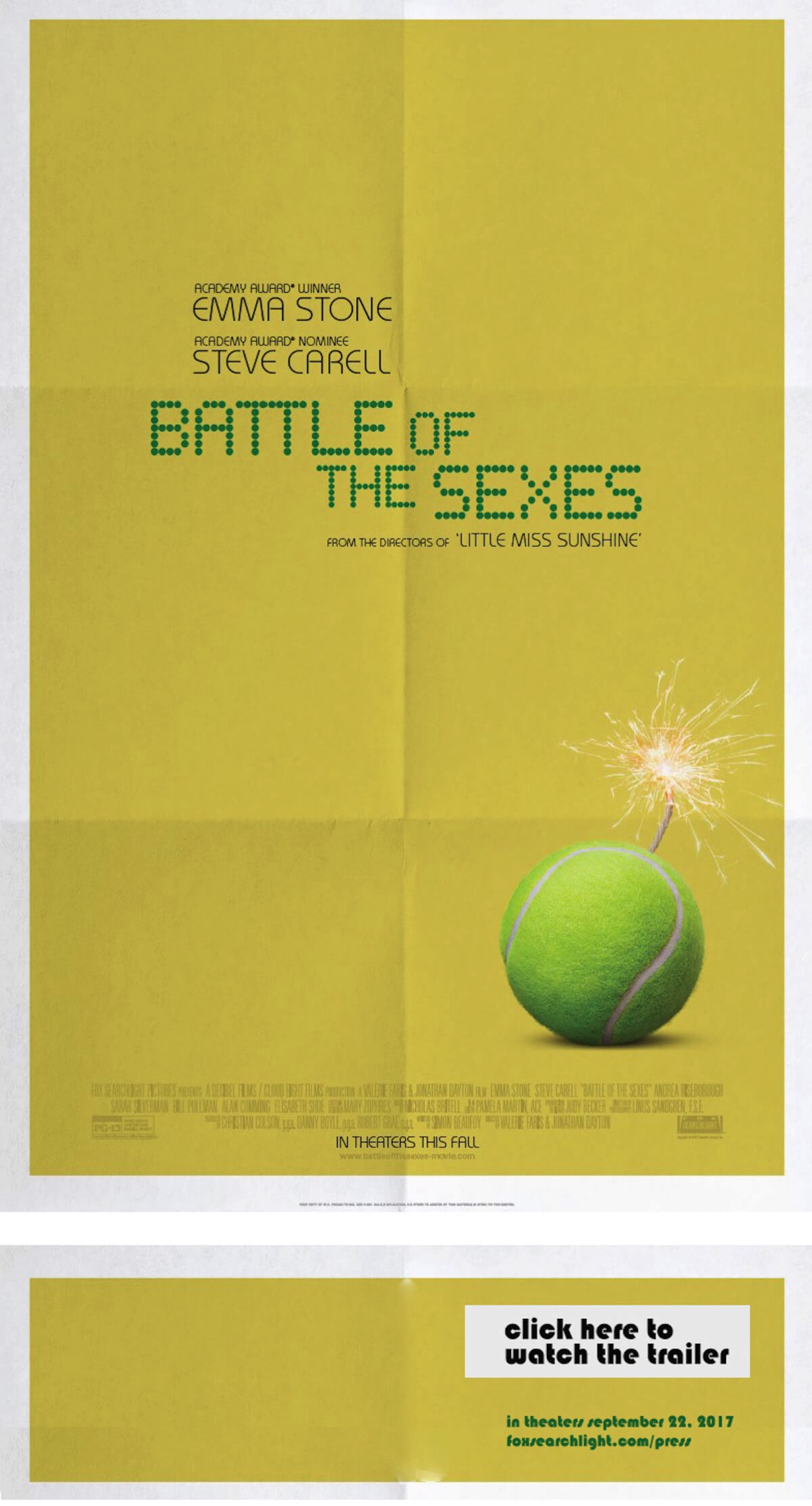 Battle of the sexes poster