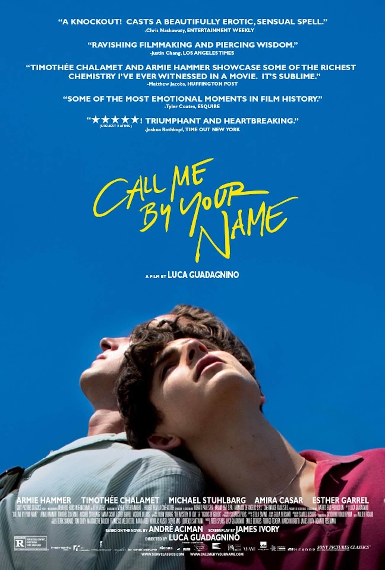 Call me by your name poster 1